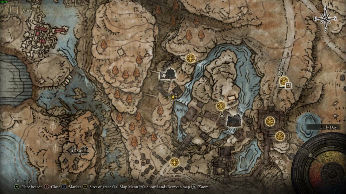 Elden Ring Shadow of the Erdtree: the realm of shadow map.