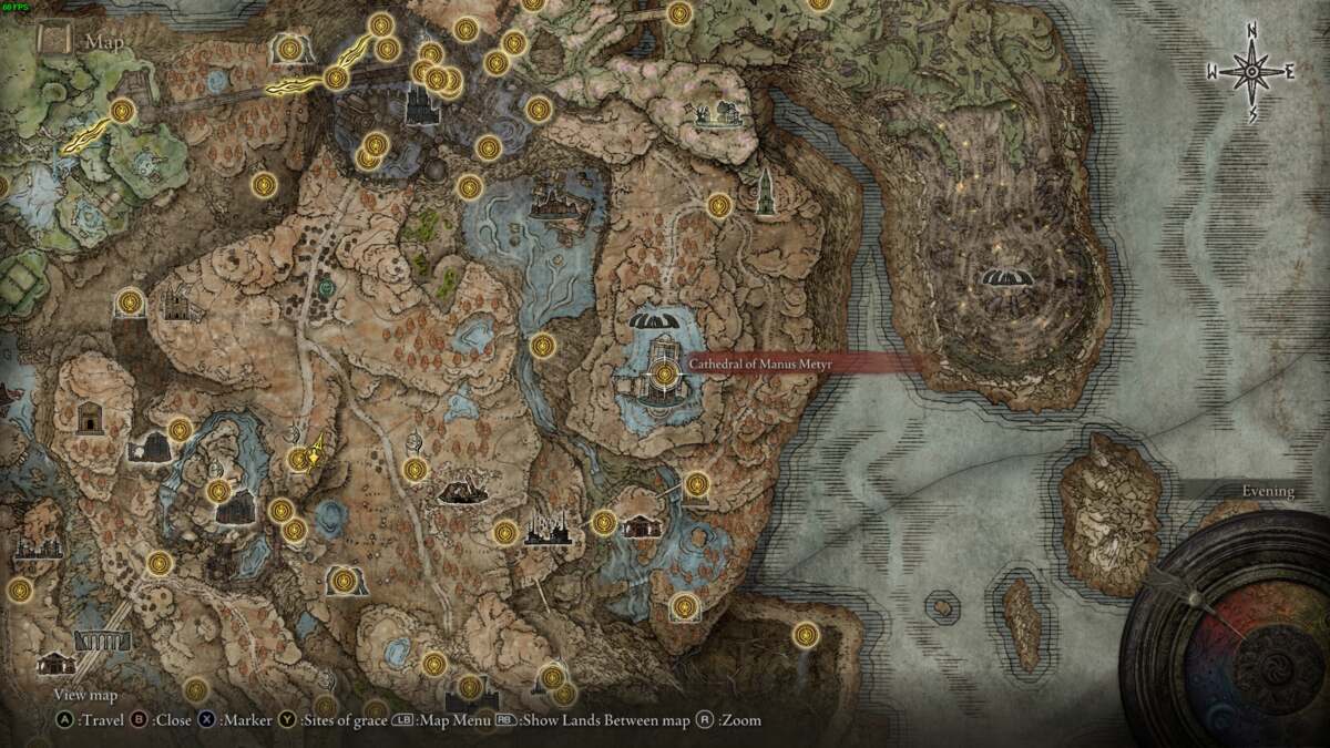 Elden Ring Shadow of the Erdtree: the realm of shadow map.