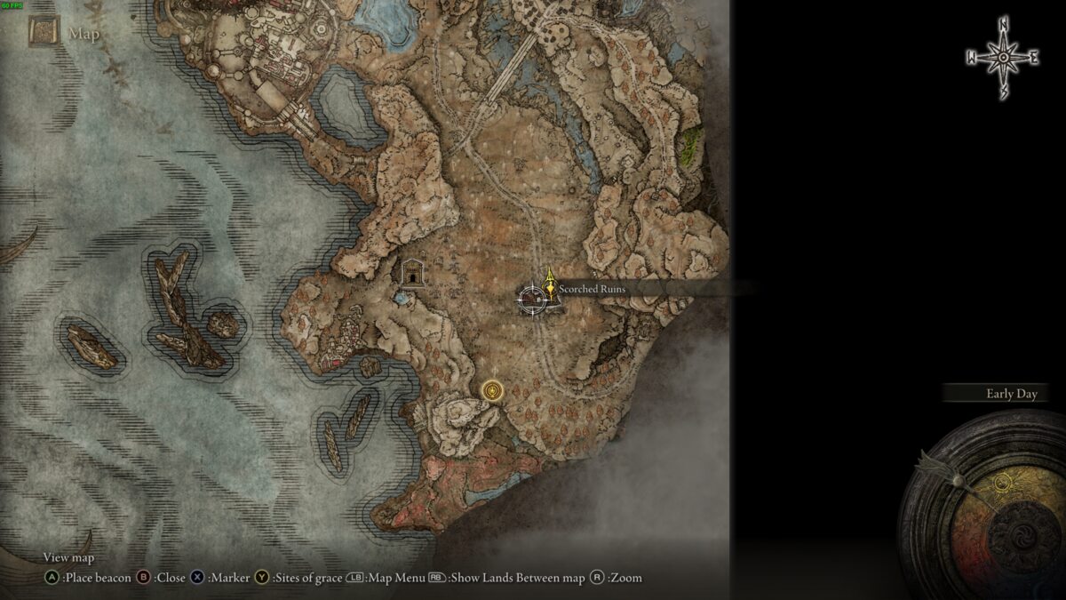 Elden Ring Shadow of the Erdtree: the realm of shadow map.