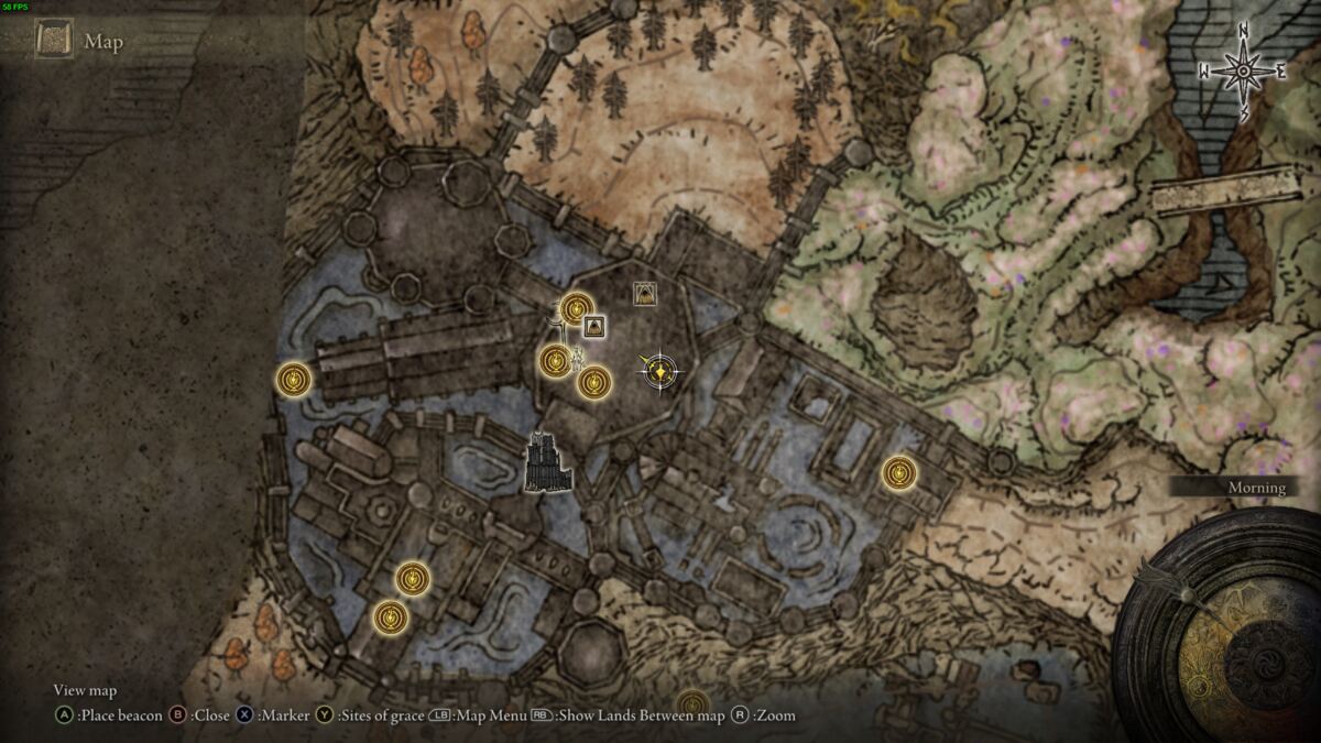 Elden Ring Shadow of the Erdtree: the realm of shadow map.
