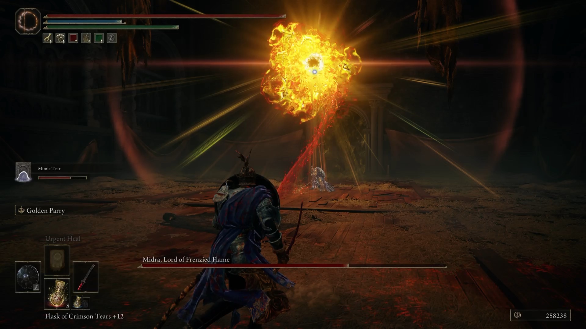 elden ring shadow of the erdtree midra lord of frenzied flame boss guide - Midra floats into the air and creates a huge ball of flame