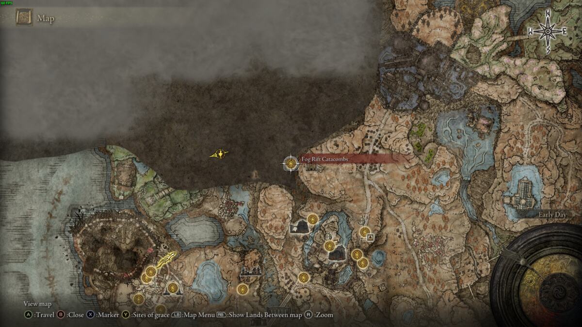 Elden Ring Shadow of the Erdtree: the realm of shadow map.