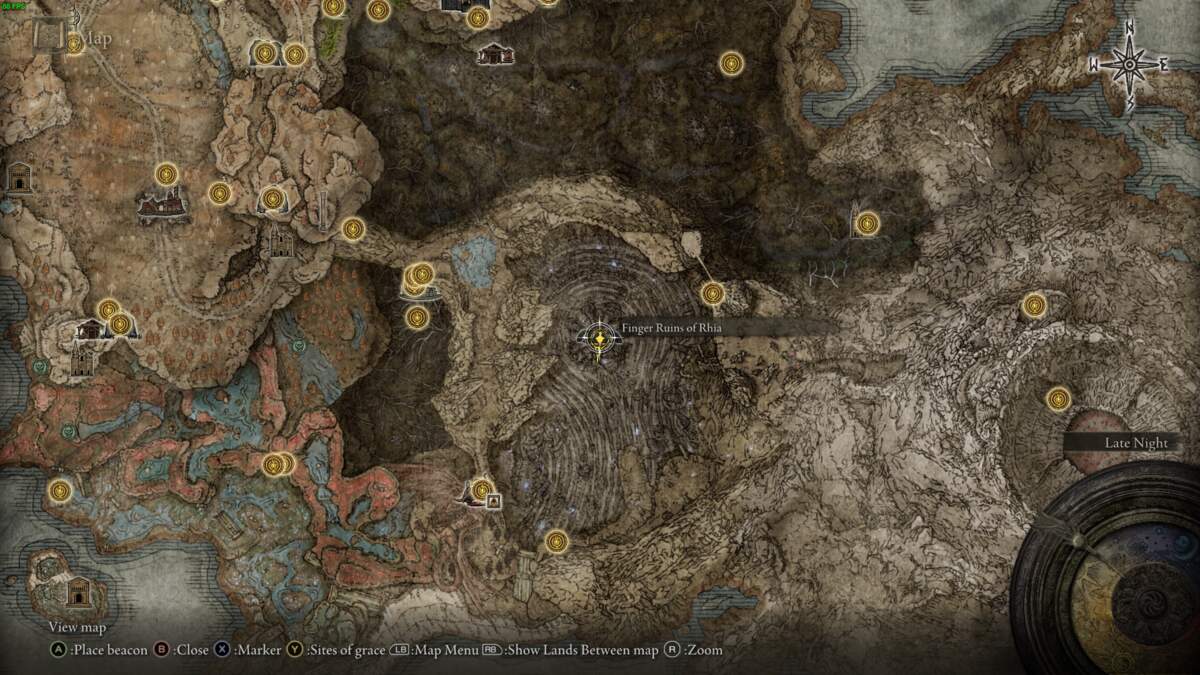 Elden Ring Shadow of the Erdtree: the realm of shadow map.