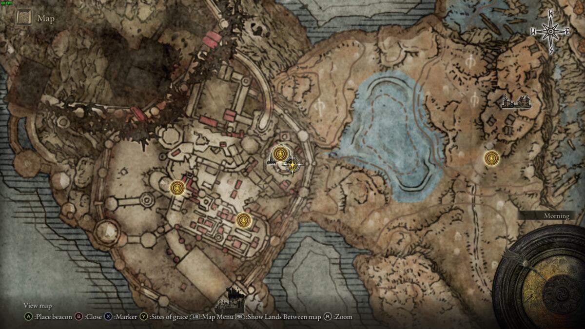 Elden Ring Shadow of the Erdtree: the realm of shadow map.