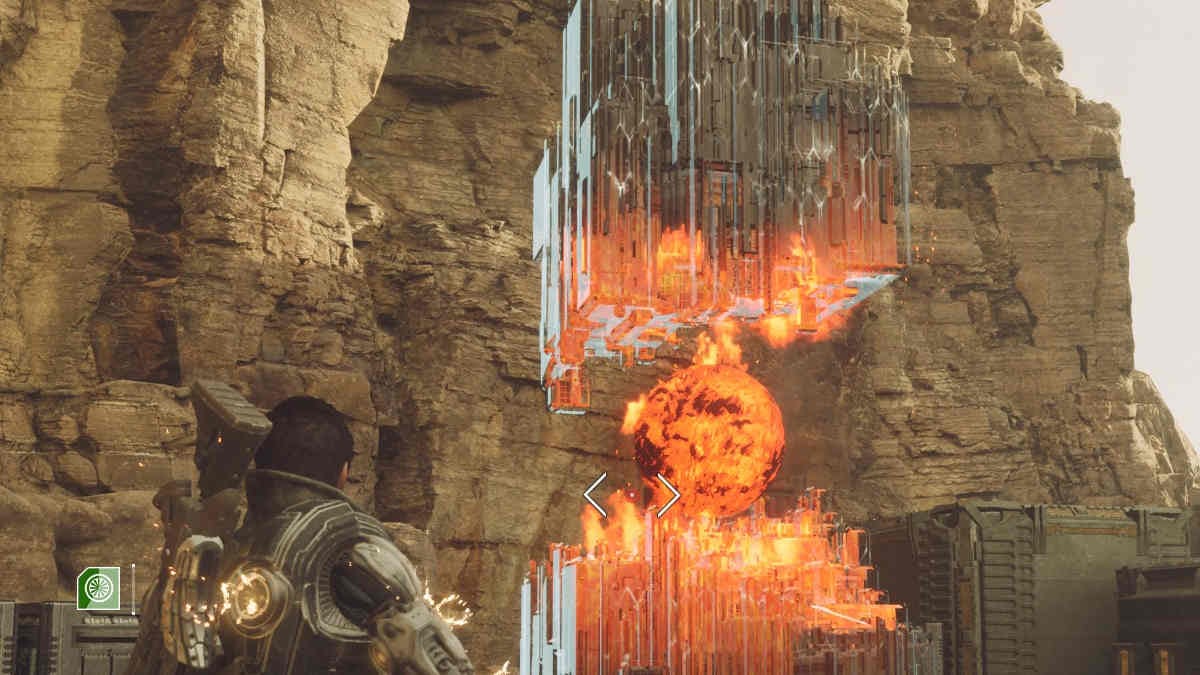 An image of a fire void fragment in The First Descendant