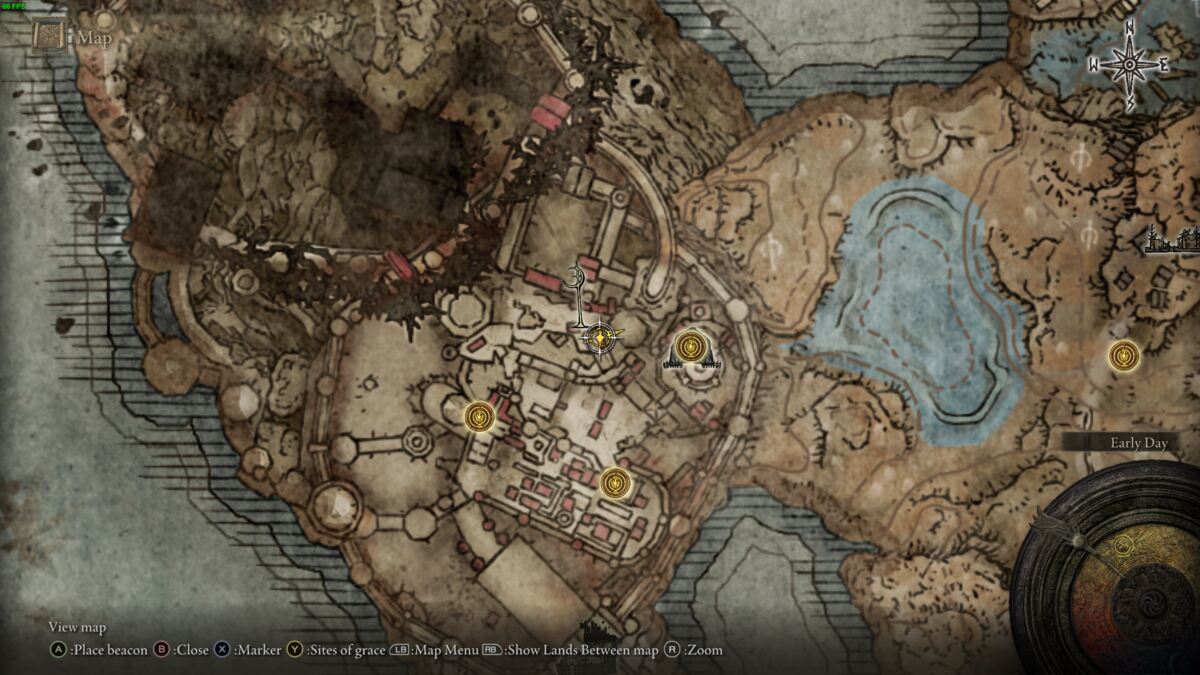 Elden Ring Shadow of the Erdtree: the realm of shadow map.