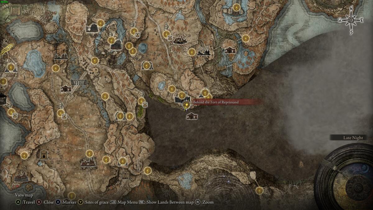 Elden Ring Shadow of the Erdtree: the realm of shadow map.