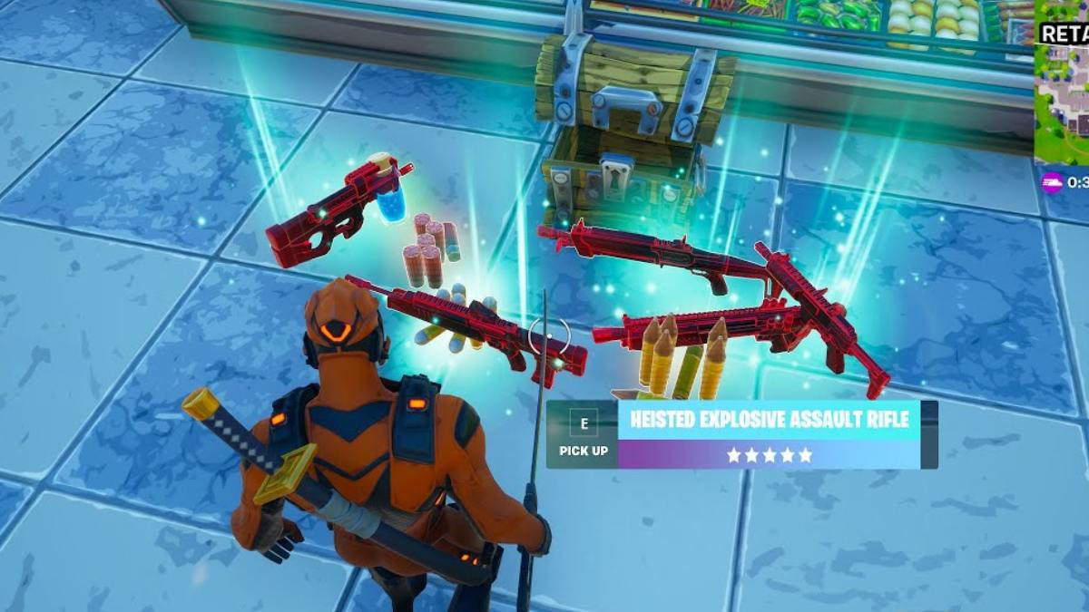 Secret chest in Fortnite Reload