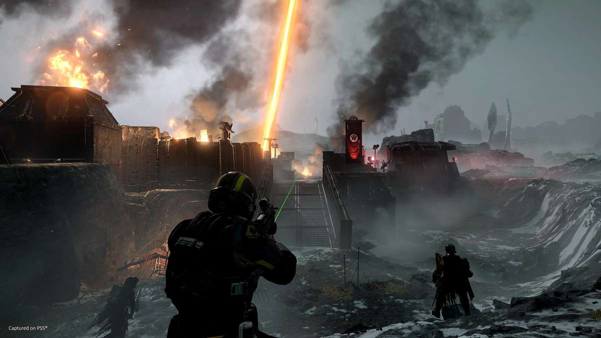 Helldivers 2 leak flare