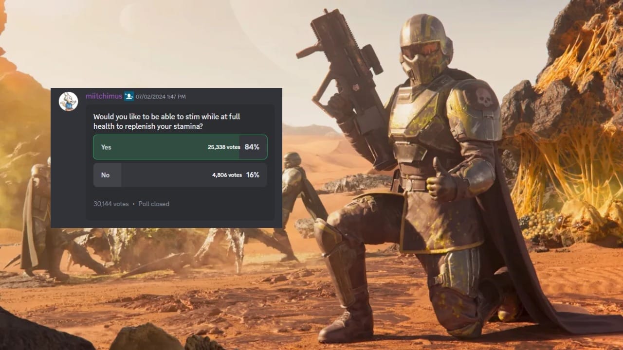 Helldivers 2 Stim Stamina Poll Thumbnail