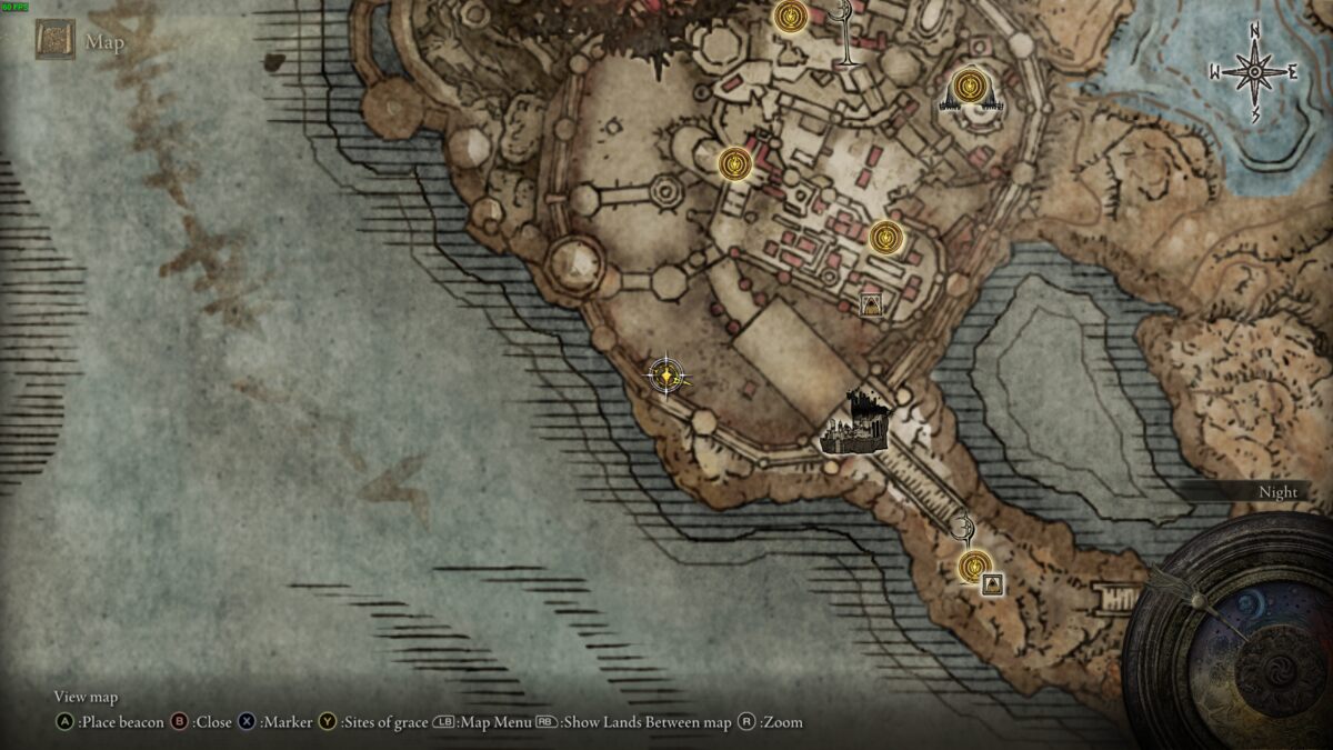 Elden Ring Shadow of the Erdtree: the realm of shadow map.