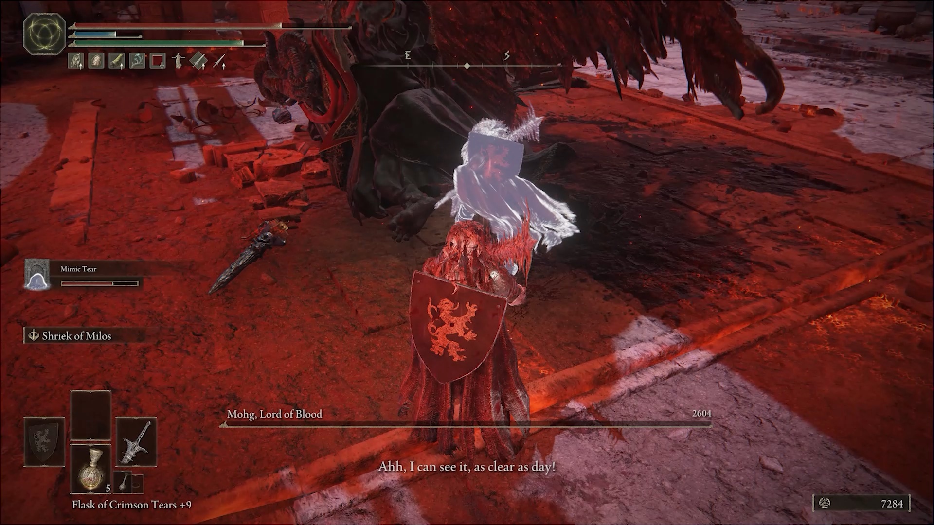 how to beat mohg elden ring boss guide - mohg in elden ring is being attacks by our character 