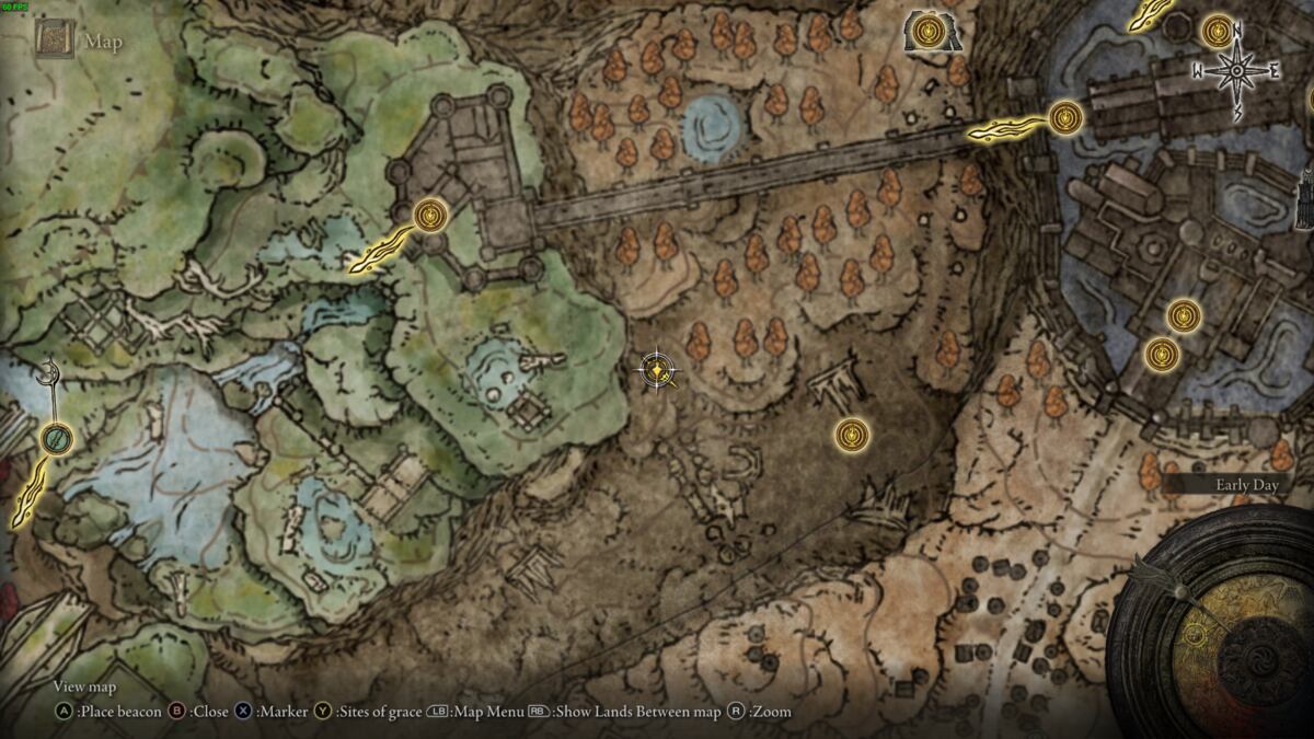 Elden Ring Shadow of the Erdtree: the realm of shadow map.