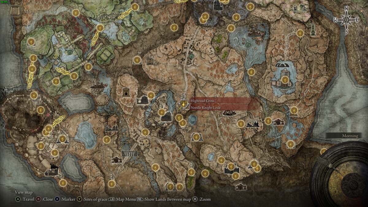 Elden Ring Shadow of the Erdtree: the realm of shadow map.