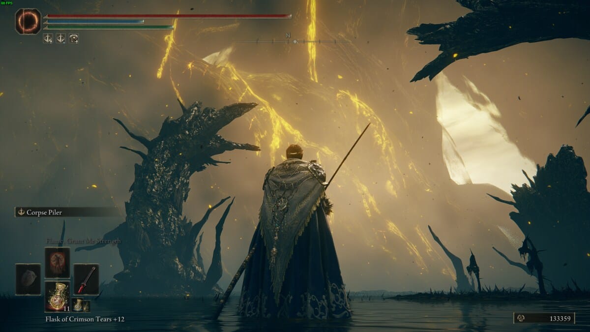 Elden Ring Shadow of the Erdtree review: Tarnished at the foot of the Erdtree.