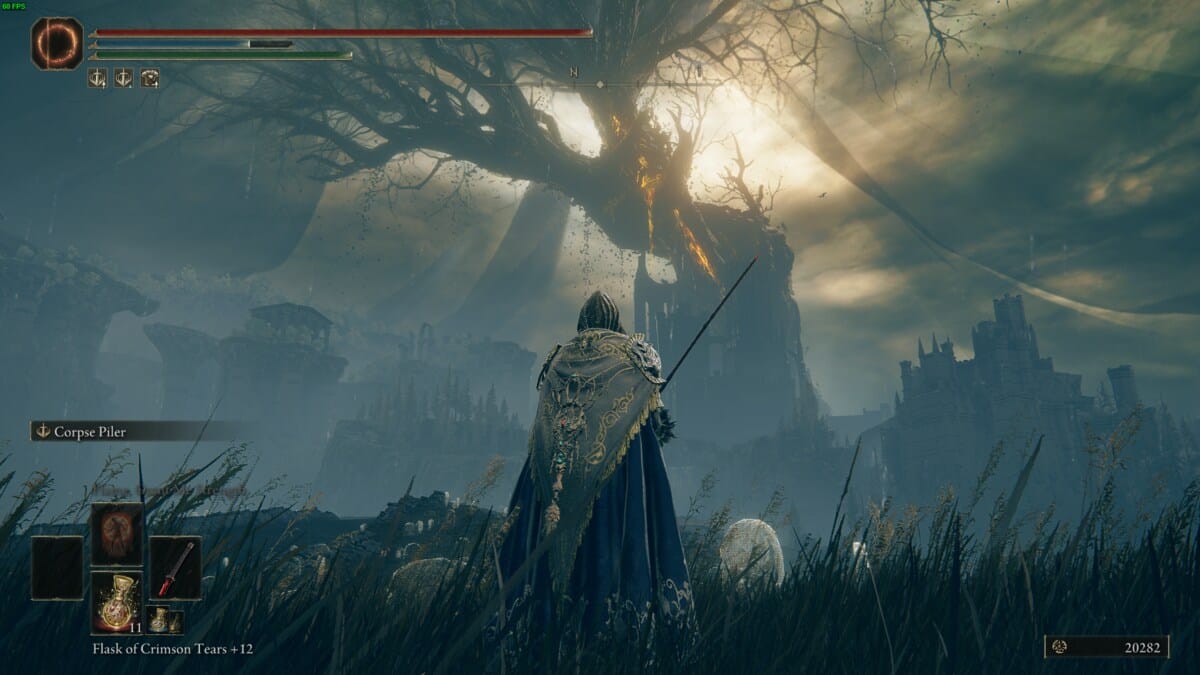 Elden Ring Shadow of the Erdtree review: Tarnished standing below the Erdtree.