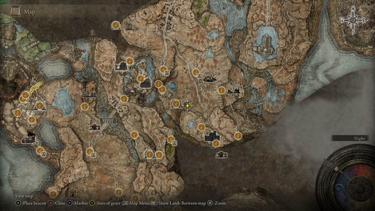 Elden Ring Shadow of the Erdtree: the realm of shadow map.