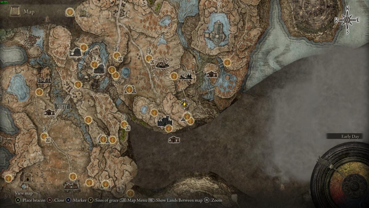 Elden Ring Shadow of the Erdtree: the realm of shadow map.