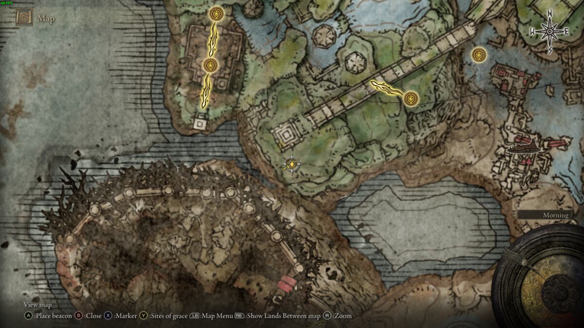 Elden Ring Shadow of the Erdtree: the realm of shadow map.