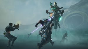 three soldiers fighting in the first descendant