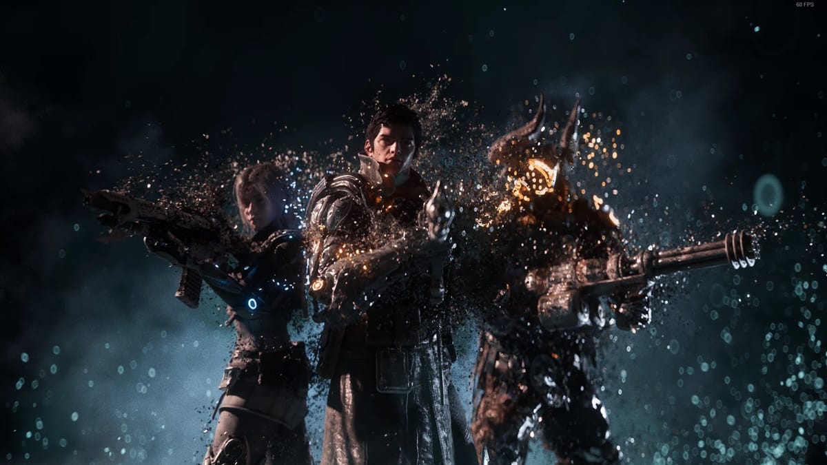 Descendants in a cinematic in The First Descendant.