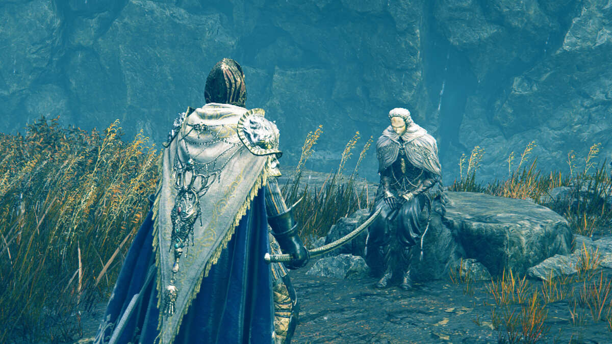 Elden Ring Shadow of the Erdtree Thiollier: Tarnished and Thiollier.