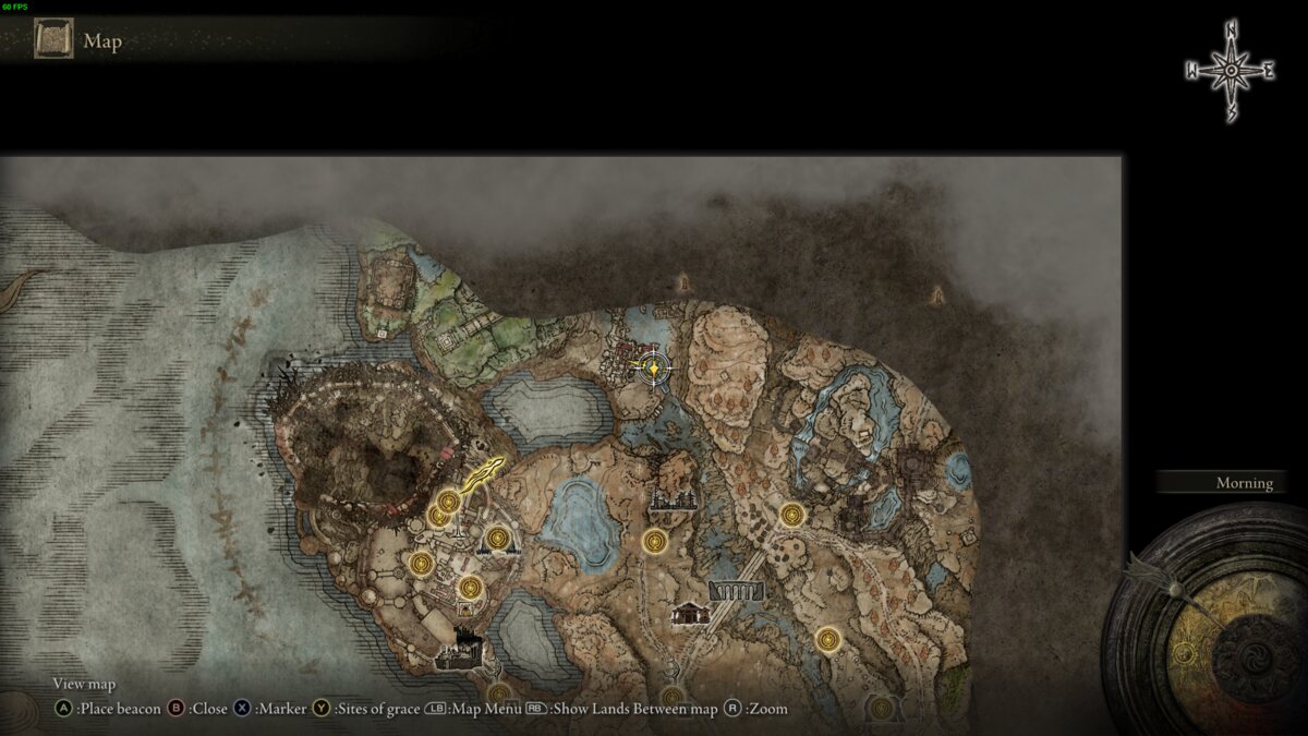 Elden Ring Shadow of the Erdtree: the realm of shadow map.