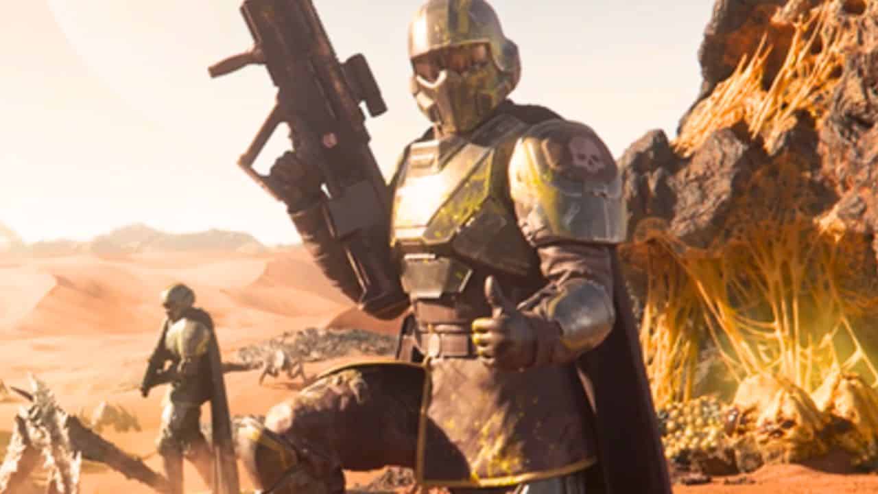 Helldivers 2 soldier
