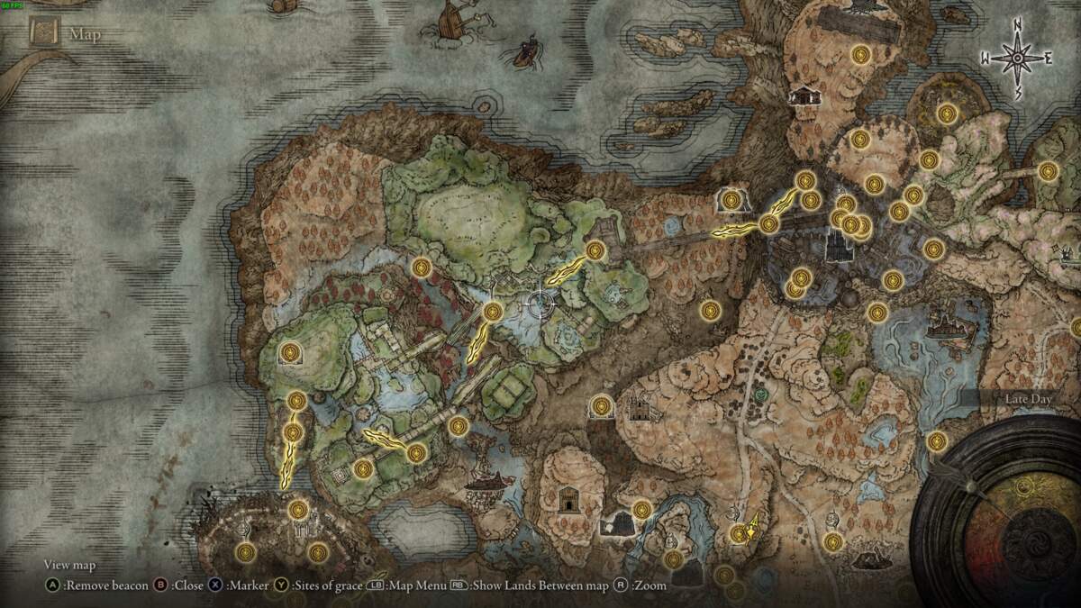 Elden Ring Shadow of the Erdtree: the realm of shadow map.